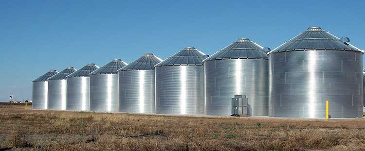 grain storage bins