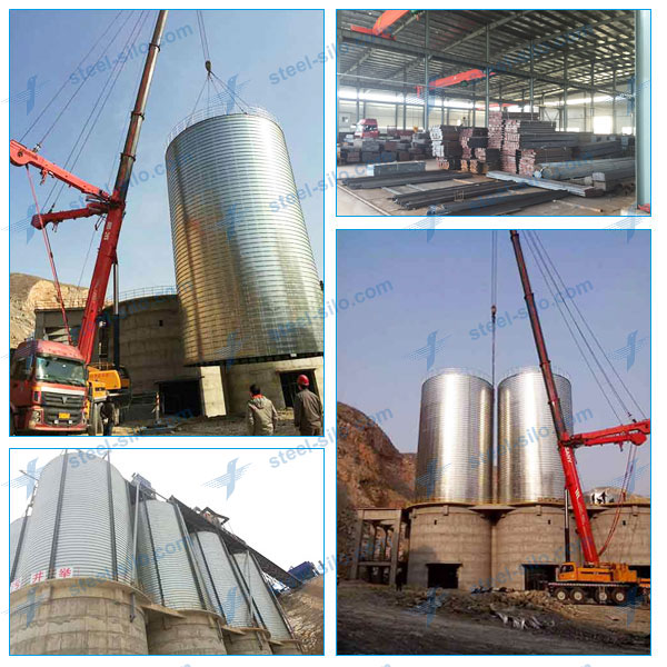 3000tons Mineral Powder and Cobble Silo Project 