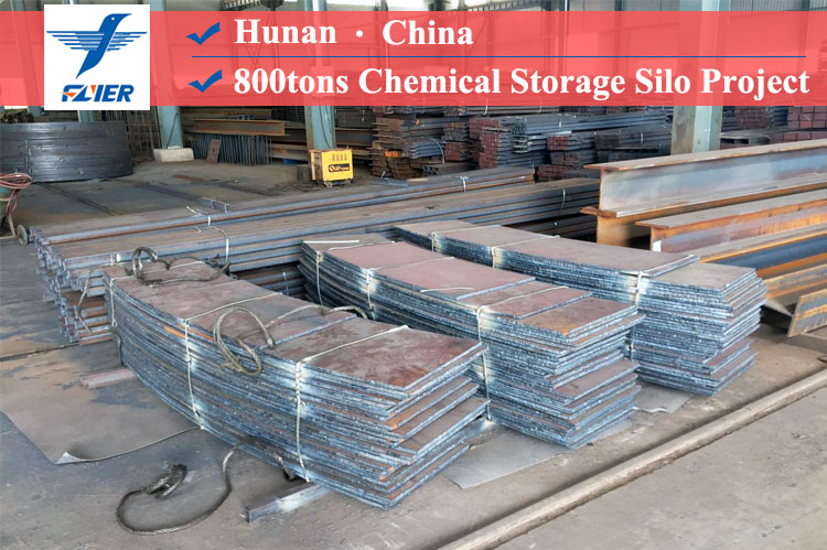 800tons Chemical Storage Silo Project in Hunan, China