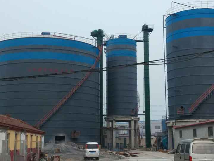 calcined petroleum coke steel silo