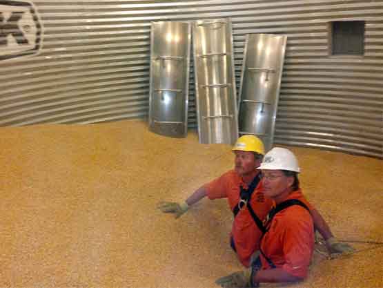 How to Achieve Ventilation Drying and Low Humidity Storage in Grain Silo