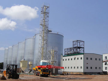 Steel Silo for Storing Oil Seeds