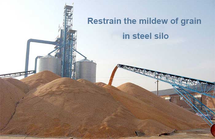 restrain the mildew of grain stored in steel silo