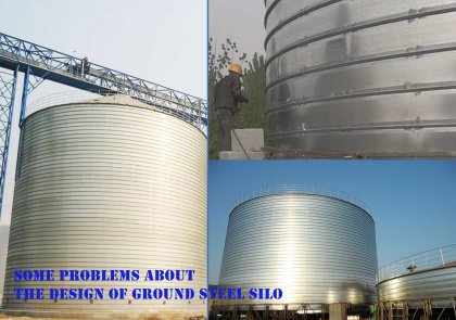 some vital points in the design of the ground steel silos