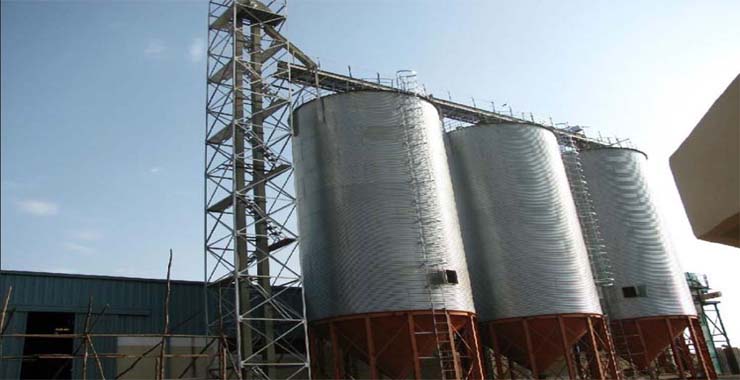 stainless steel silo