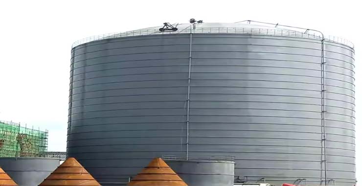 welded steel silo