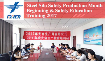 Flyer Steel Silo Production Safety Ceremony is Beginning on June 7, 2017